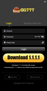 GG777 LOGIN